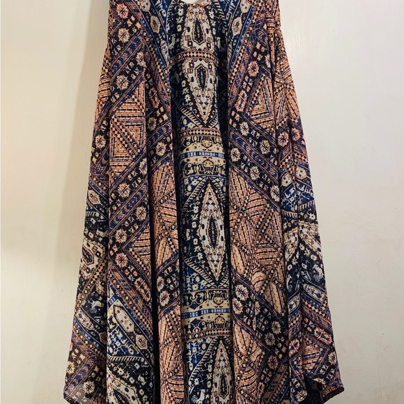 Midnight Sky Handkerchief Style Dress, Size: L, & Color: Multi Pattern - Picture 5 of 16